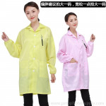 Disposable Protective Clothing Laboratory Clothes Workwear SMS Non-woven Clothes Anti-static White Coat Waterproof