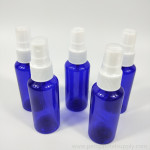 50ml Blue PET Plastic Spray Bottle for Cleaning Essential Oils