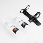 Wall-mounted Stainless Steel Hand Sanitizer Soap Dispenser with Pump Bottles