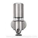 Hotel Bathroom Stainless Steel Wall-mounted Manual Soap Liquid Dispenser