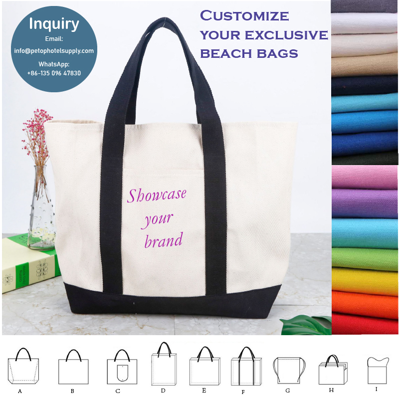 Custom Super Strong Large Cotton Canvas Bags Tote Shopping Bag | Petop ...