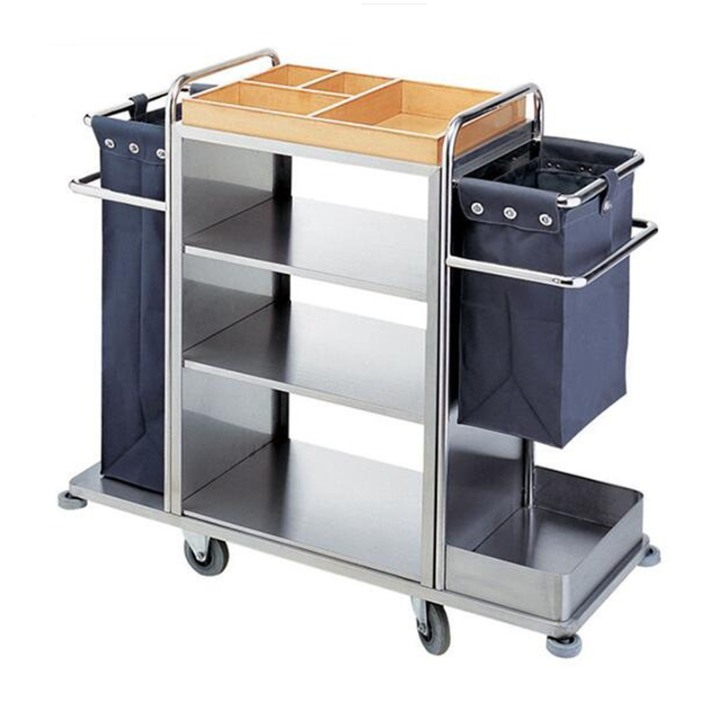 Wholesale Quality Metal Housekeeping Carts 1PC Hotel Door Delivery